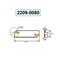 H & H Industrial Products 5.91 X 1.26 X 0.157" Right Hand External Cut-Off & Grooving Blade 2209-0080 - alternate 2